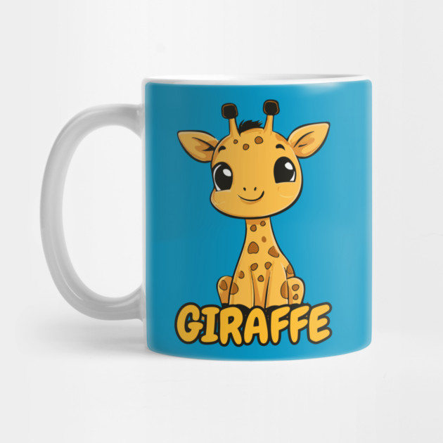 Cute Cartoon Giraffe - Retro Comic Book by TuncGK