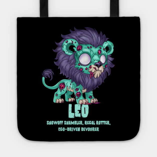 Leo Zombie Tote by H. R. Sinclair