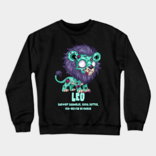 Leo Zombie Crewneck Sweatshirt