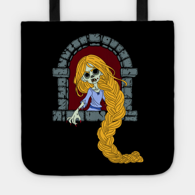 Zombie Rapunzel Tote by H. R. Sinclair