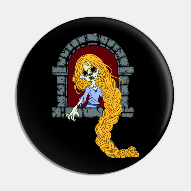 Zombie Rapunzel Pin by H. R. Sinclair