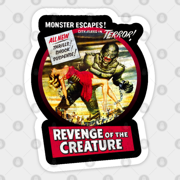 Revenge of the Creature Black Lagoon part 2 Sticker by Joaddo