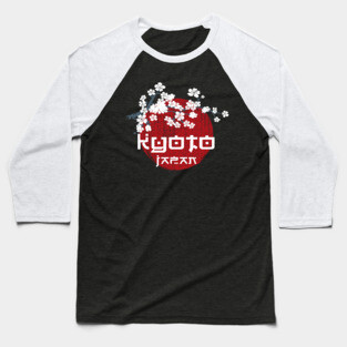 Kyoto City Japan Vintage Baseball T-Shirt