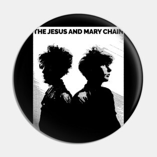 The Jesus & Mary Chain †† Pixel Fanart Design Pin