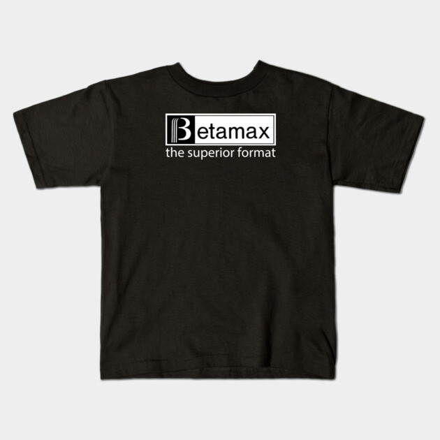 BetaMAX Kids T-Shirt by Low Life Shirts