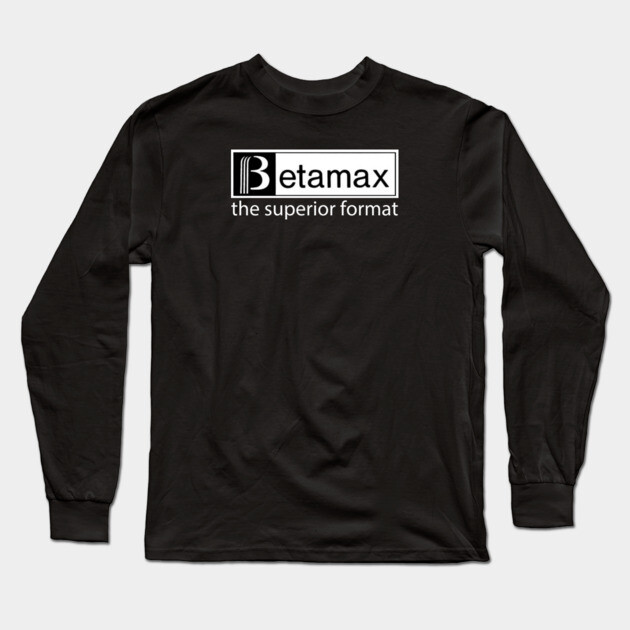 BetaMAX Long Sleeve T-Shirt by Low Life Shirts