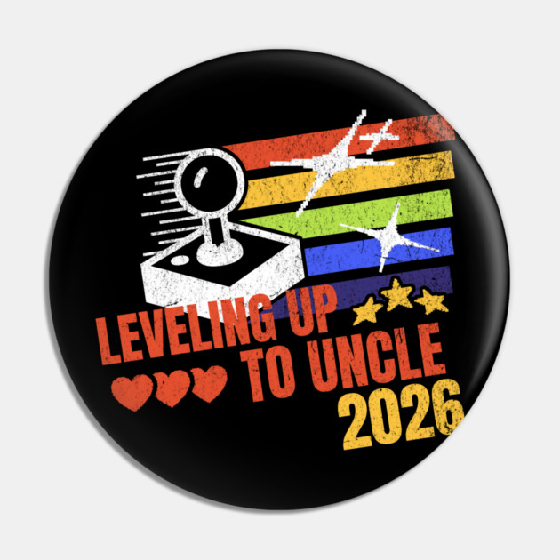 New Uncle Leveling Up to Uncle 2026 Video Gamer Uncle Pin by Yesteeyear