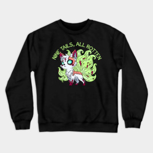 Zombie Kitsune, All Rotten Crewneck Sweatshirt