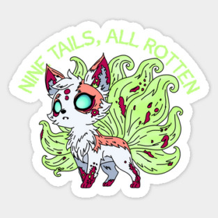 Zombie Kitsune, All Rotten Sticker
