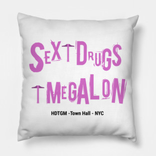 Sex, Drugs, and Megalon Pillow