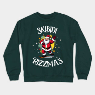 Skibidi Rizzmas Crewneck Sweatshirt