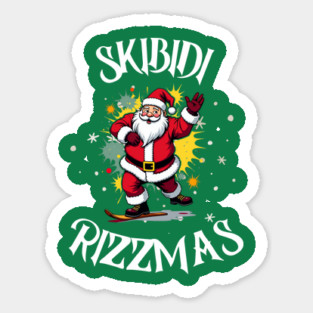 Skibidi Rizzmas Sticker