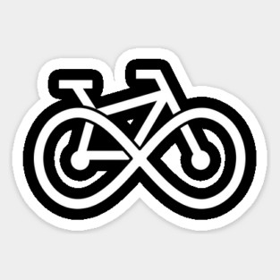 Infinity Bike MTB Cycling Biking Made Simple Sticker