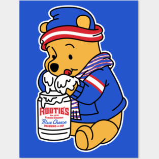 Winter Blue Bear Posters and Art