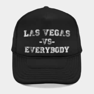 Las Vegas vs Everybody - Vintage City Grunge Effect Hat