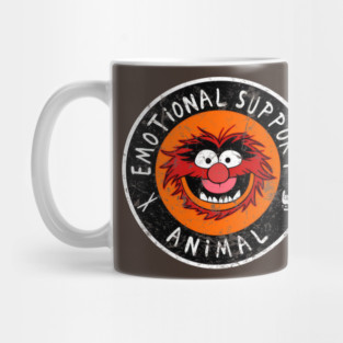 Emotional support Animal Muppet Mug