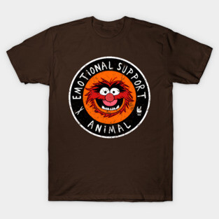Emotional support Animal Muppet T-Shirt