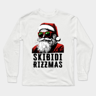 Skibidi Rizzmas Long Sleeve T-Shirt