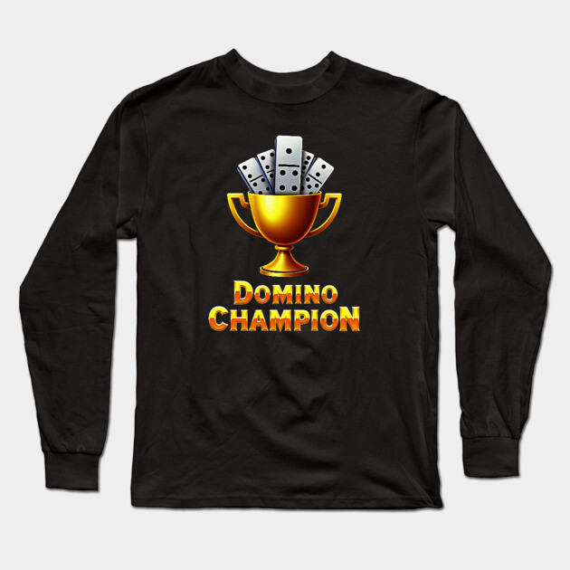 Domino Champion Long Sleeve T-Shirt by UrbanLifeApparel