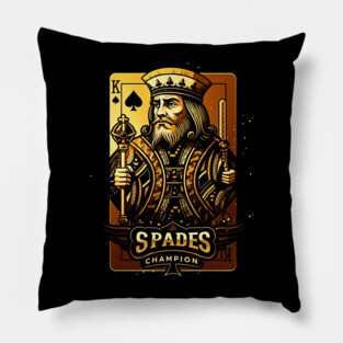 Spades Champion Pillow