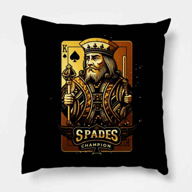 Spades Champion Pillow by UrbanLifeApparel