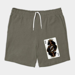Black Queen of Spades Shorts