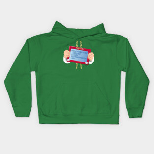 Buddy the Elf to-do list (Deluxe) Kids Hoodie