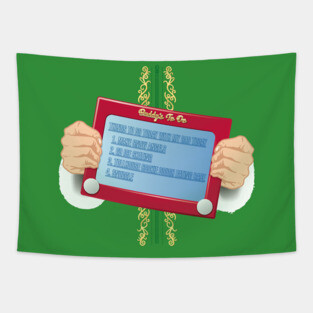 Buddy the Elf to-do list (Deluxe) Tapestry