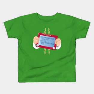 Buddy the Elf to-do list (Deluxe) Kids T-Shirt
