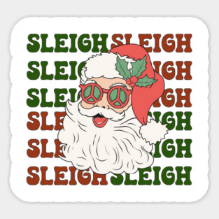 Sleigh Santa Sleigh Magnet
