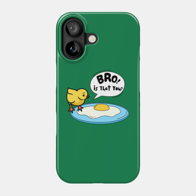 Funny Chick Egg Chicken Poultry Farm Joke Phone Case by The WYLD Tribe
