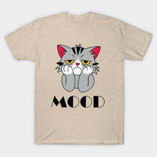 Sad Bored Tired Mood Depression Vibes T-Shirt