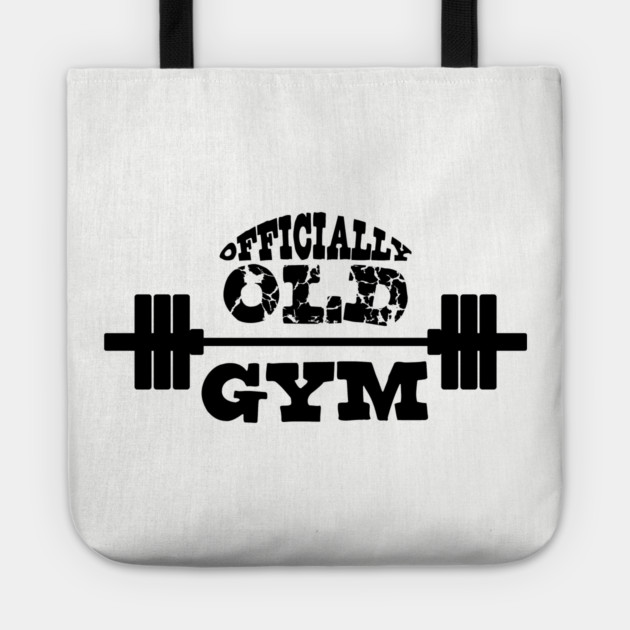 The Original Officially Old Gym T-shirt Tote by Officially Old Gym