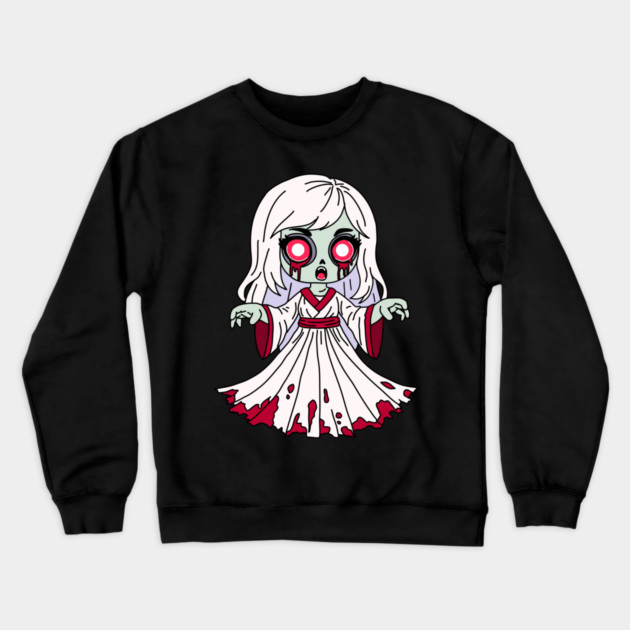 Zombie Banshee Crewneck Sweatshirt by H. R. Sinclair