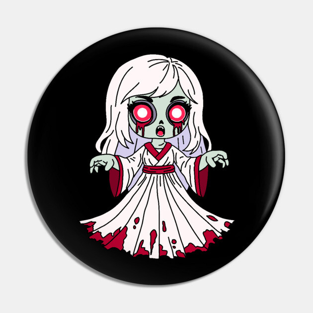 Zombie Banshee Pin by H. R. Sinclair