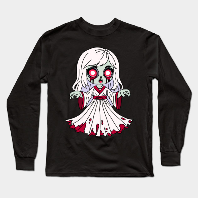 Zombie Banshee Long Sleeve T-Shirt by H. R. Sinclair