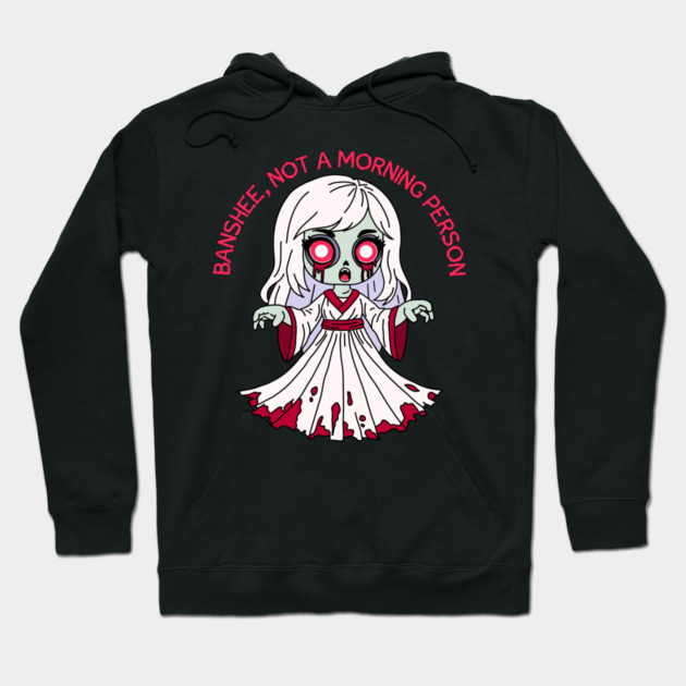 Zombie Banshee, not morning person Hoodie by H. R. Sinclair