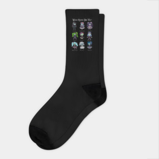 Zombie Goth Types Socks