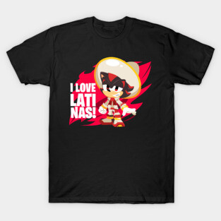 Shadow: I love Latinas T-Shirt