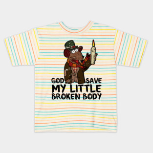 Muppet Christmas Carol - God Save My Little Broken Body Kids T-Shirt
