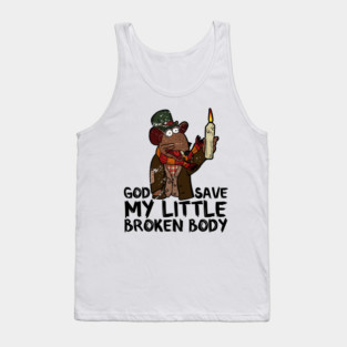 Muppet Christmas Carol - God Save My Little Broken Body Tank Top