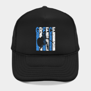 Greece Retro Warrior - Grunge Hat