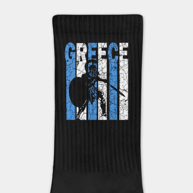 Greece Retro Warrior - Grunge by TuncGK