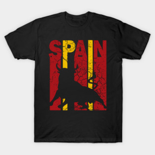 Spanish Bull - Retro Flag T-Shirt