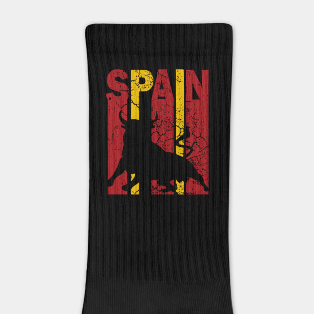 Spanish Bull - Retro Flag by TuncGK