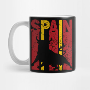 Spanish Bull - Retro Flag Mug