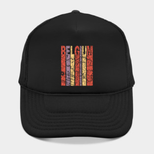 Belgium Flag Retro Hat
