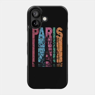 Paris - Retro City Design Phone Case