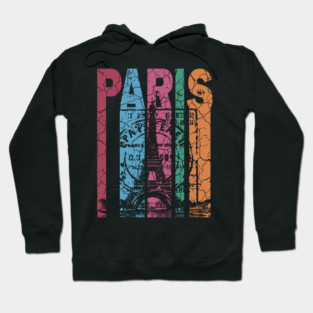 Paris - Retro City Design Hoodie