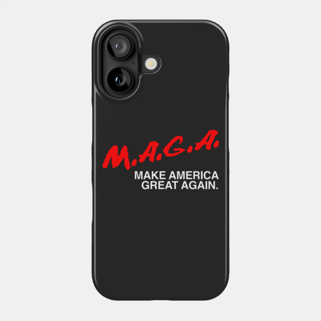 MAGA Phone Case by dumbshirts